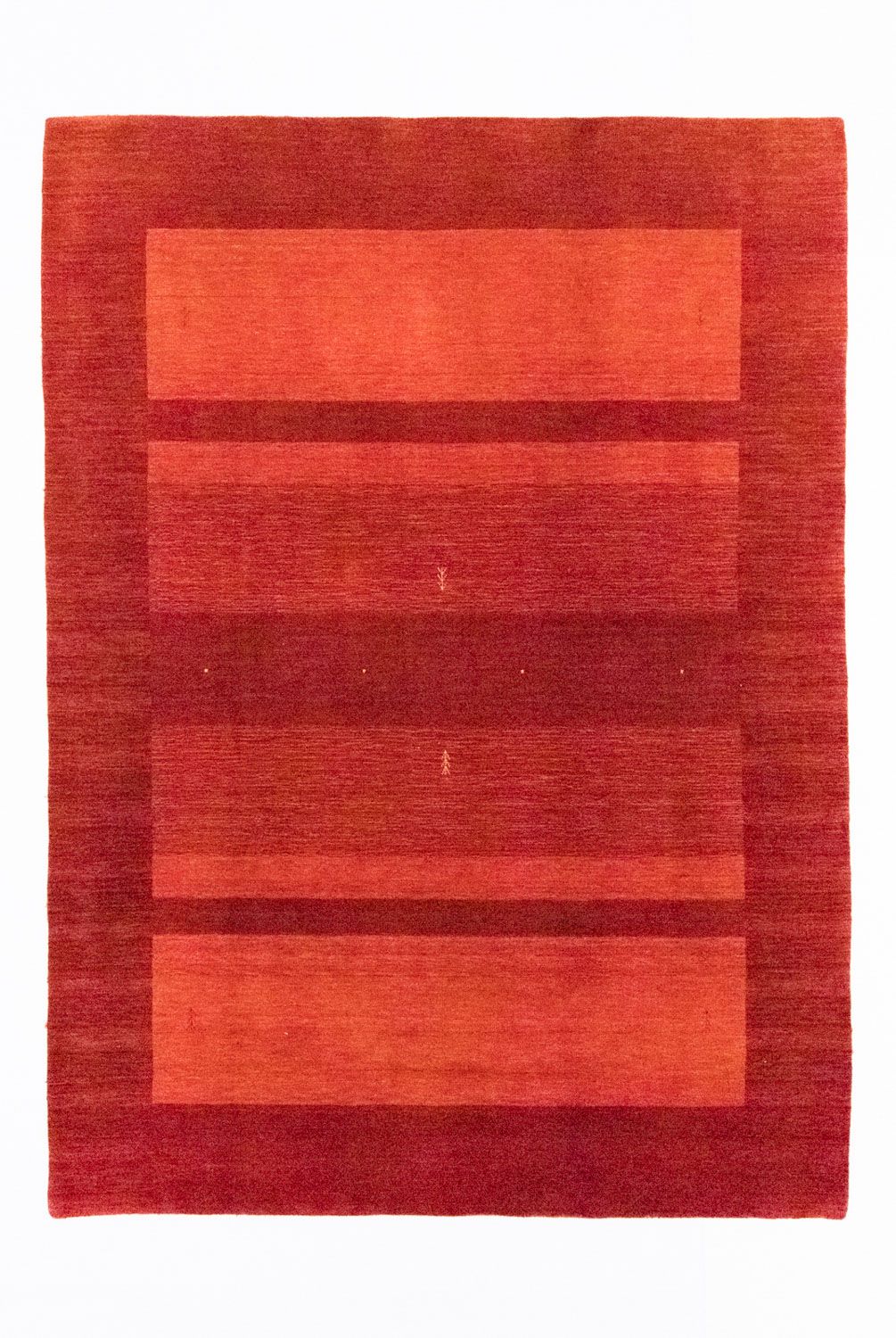 Alfombra Gabbeh - Loribaft Persa - 239 x 175 cm - naranja