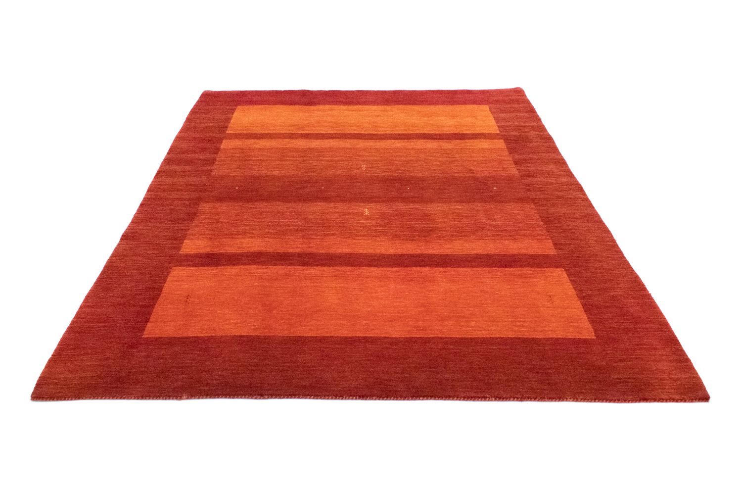 Alfombra Gabbeh - Loribaft Persa - 239 x 175 cm - naranja