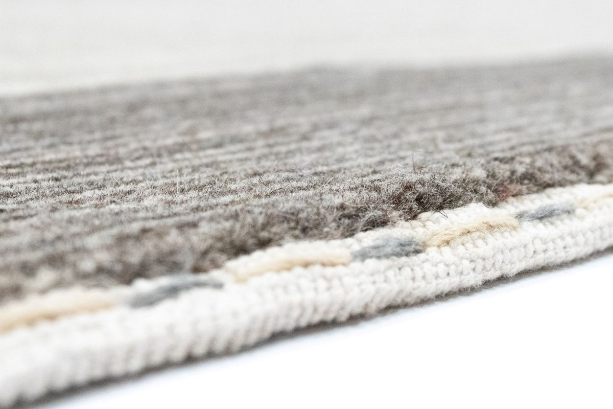 Alfombra Gabbeh - Loribaft Persa - 241 x 176 cm - beige