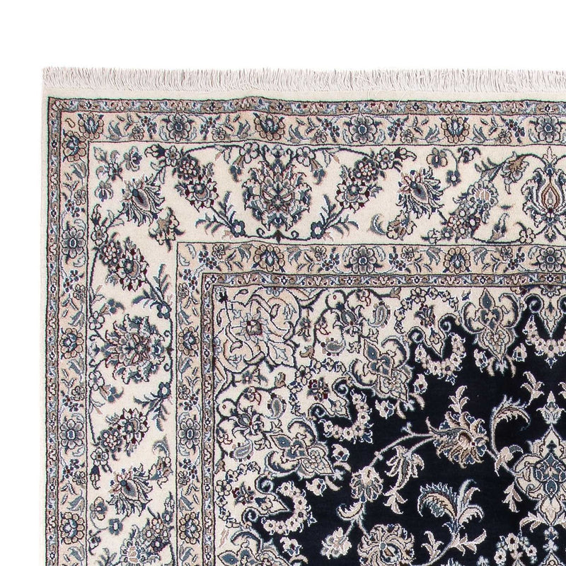 Alfombra persa - Nain - 300 x 245 cm - azul oscuro
