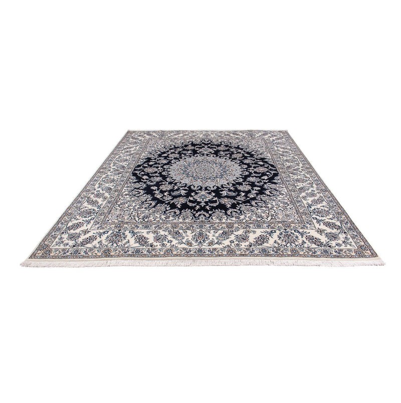 Alfombra persa - Nain - 300 x 245 cm - azul oscuro
