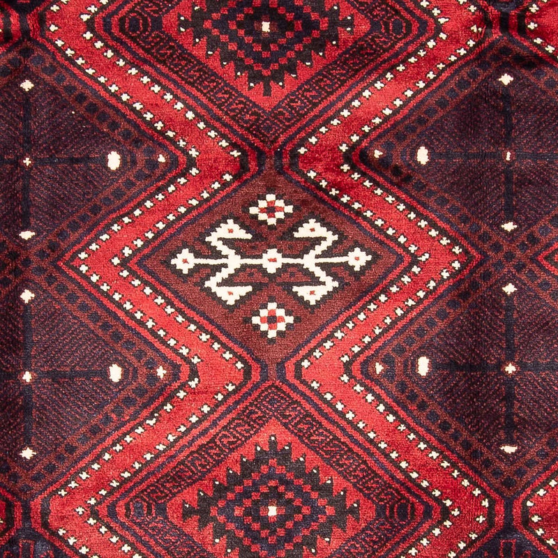 Alfombra persa - Nómada - 310 x 226 cm - rojo oscuro