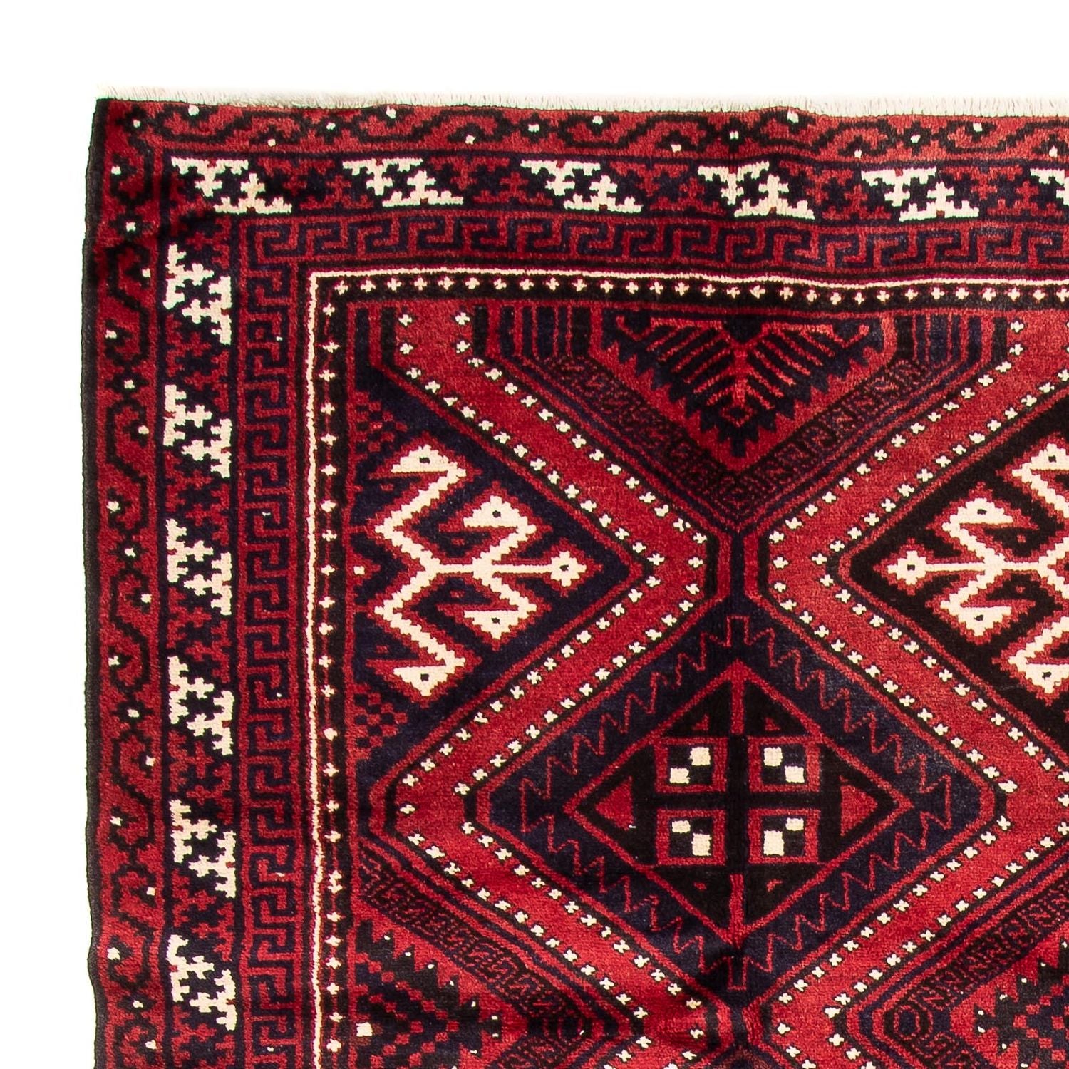 Alfombra persa - Nómada - 310 x 226 cm - rojo oscuro