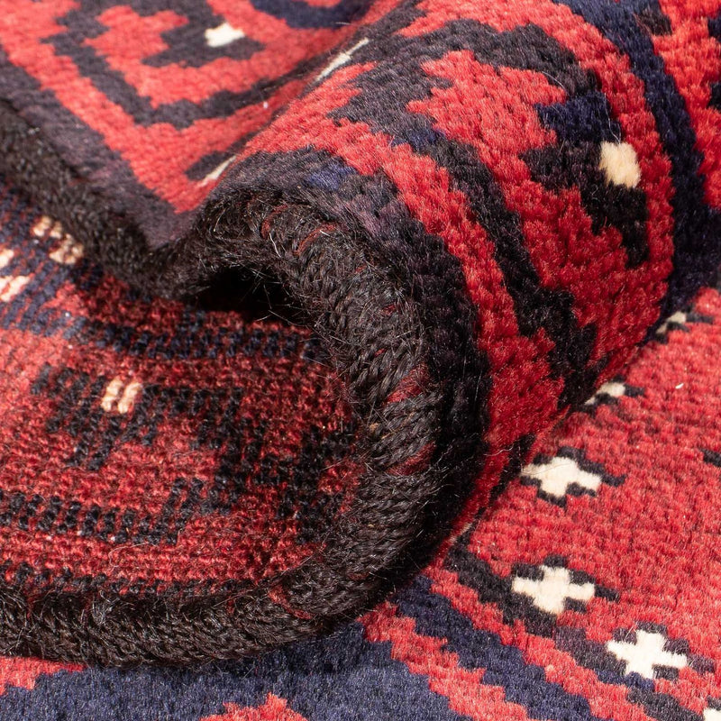 Alfombra persa - Nómada - 310 x 226 cm - rojo oscuro