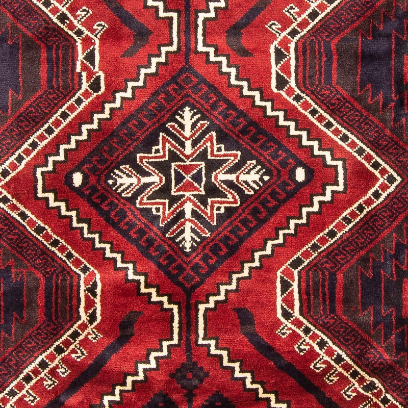 Alfombra persa - Nómada - 306 x 235 cm - rojo oscuro