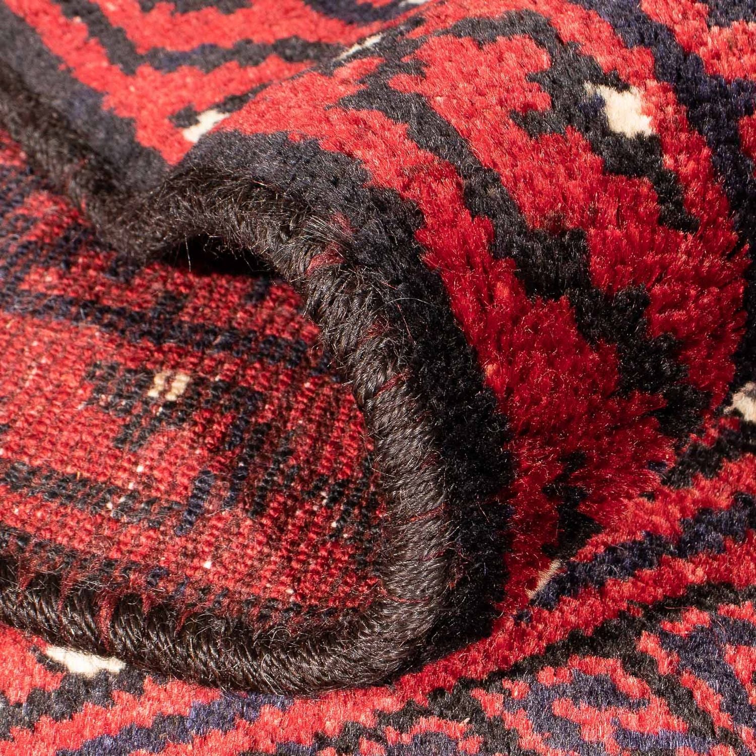 Alfombra persa - Nómada - 306 x 235 cm - rojo oscuro