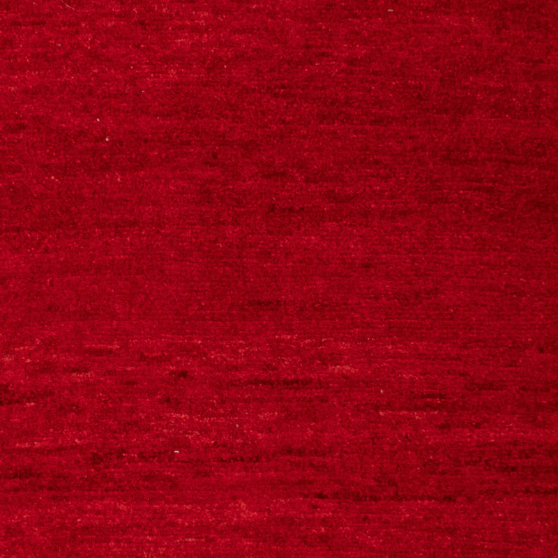 Alfombra Gabbeh - Loribaft Persa - 134 x 68 cm - rojo oscuro