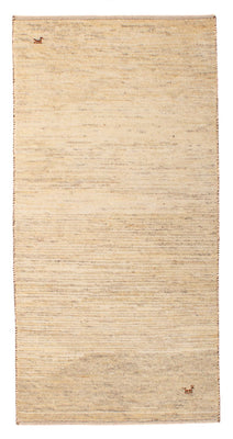 Alfombra Gabbeh - Loribaft Persa - 140 x 70 cm - beige