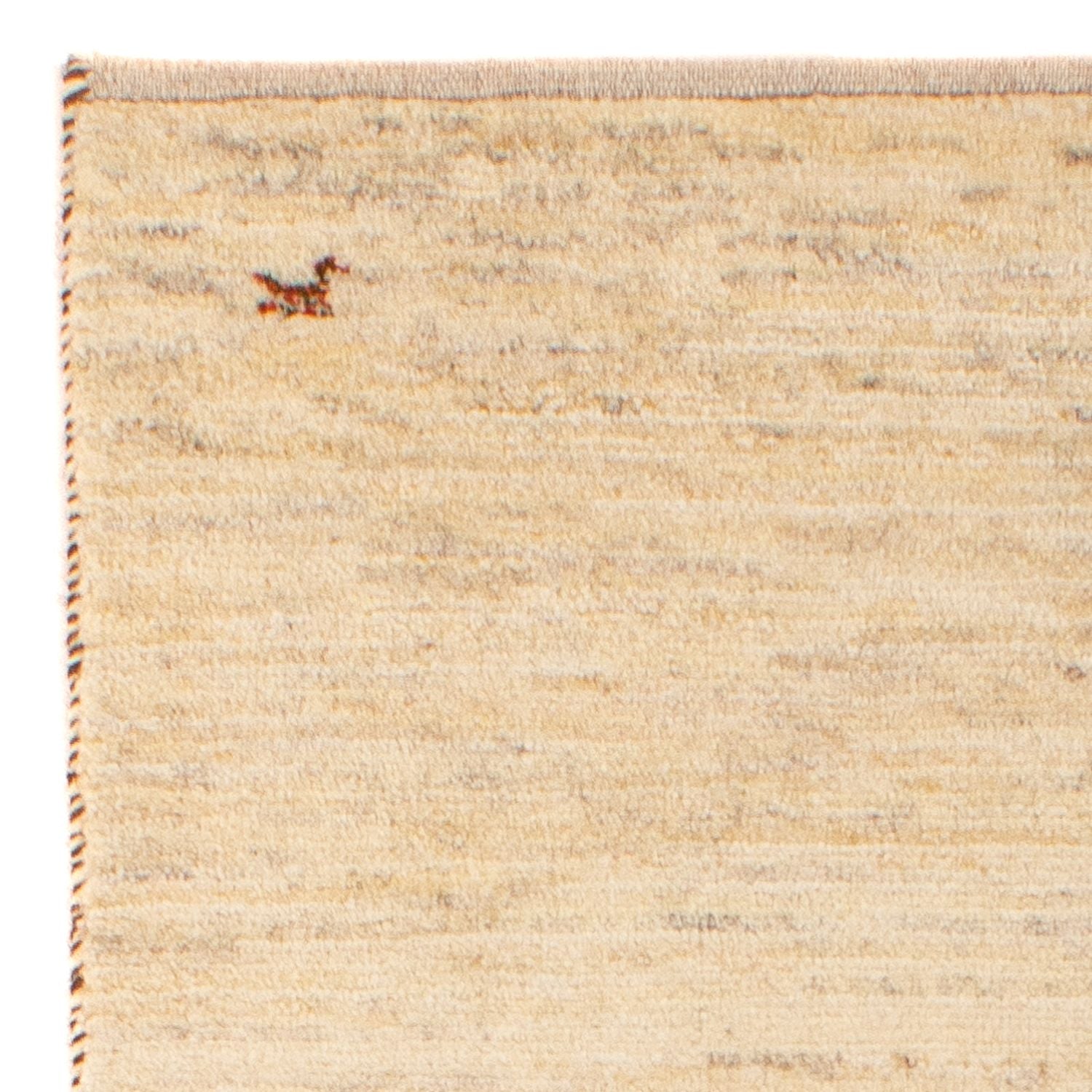 Alfombra Gabbeh - Loribaft Persa - 140 x 70 cm - beige
