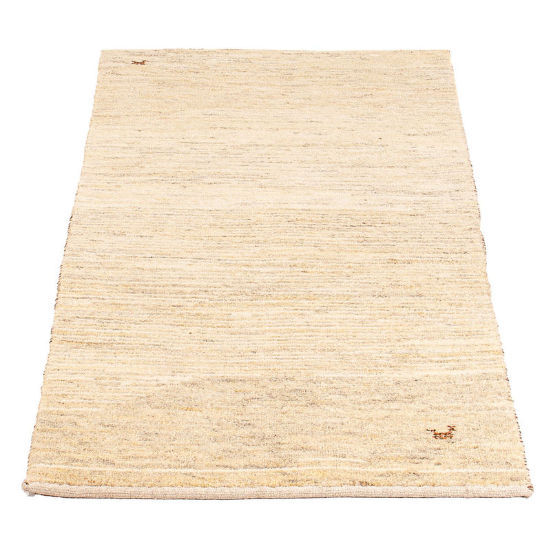 Alfombra Gabbeh - Loribaft Persa - 140 x 70 cm - beige