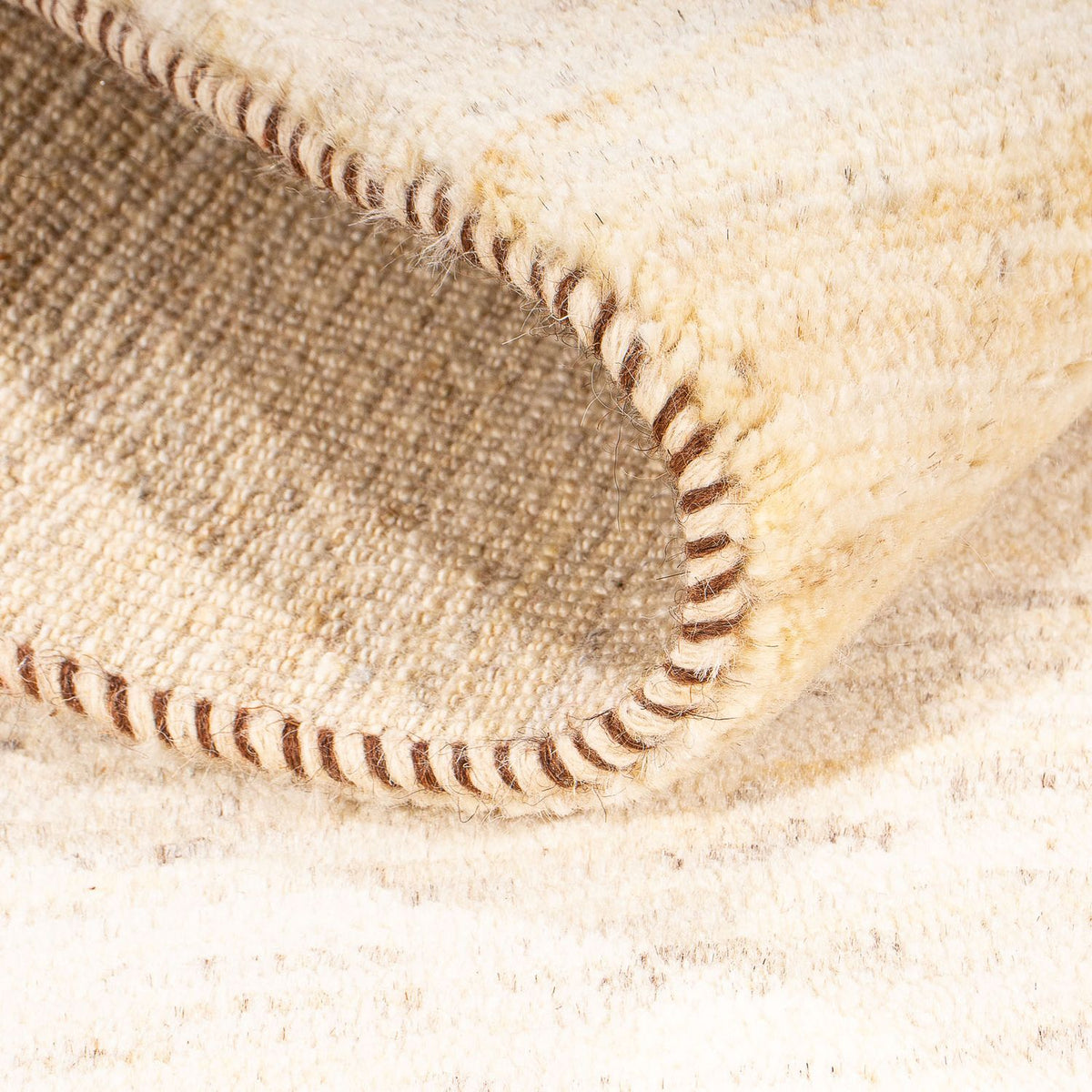 Alfombra Gabbeh - Loribaft Persa - 137 x 72 cm - beige