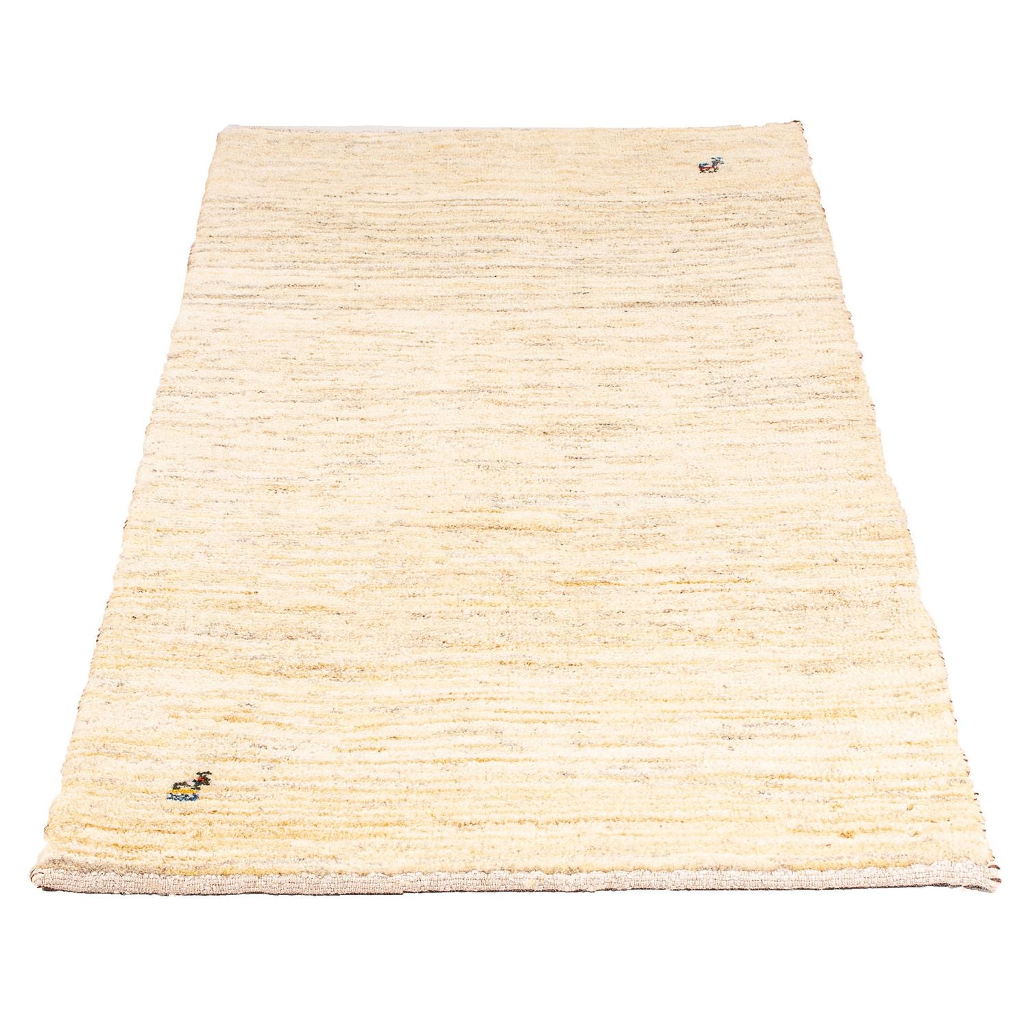 Alfombra Gabbeh - Loribaft Persa - 137 x 72 cm - beige