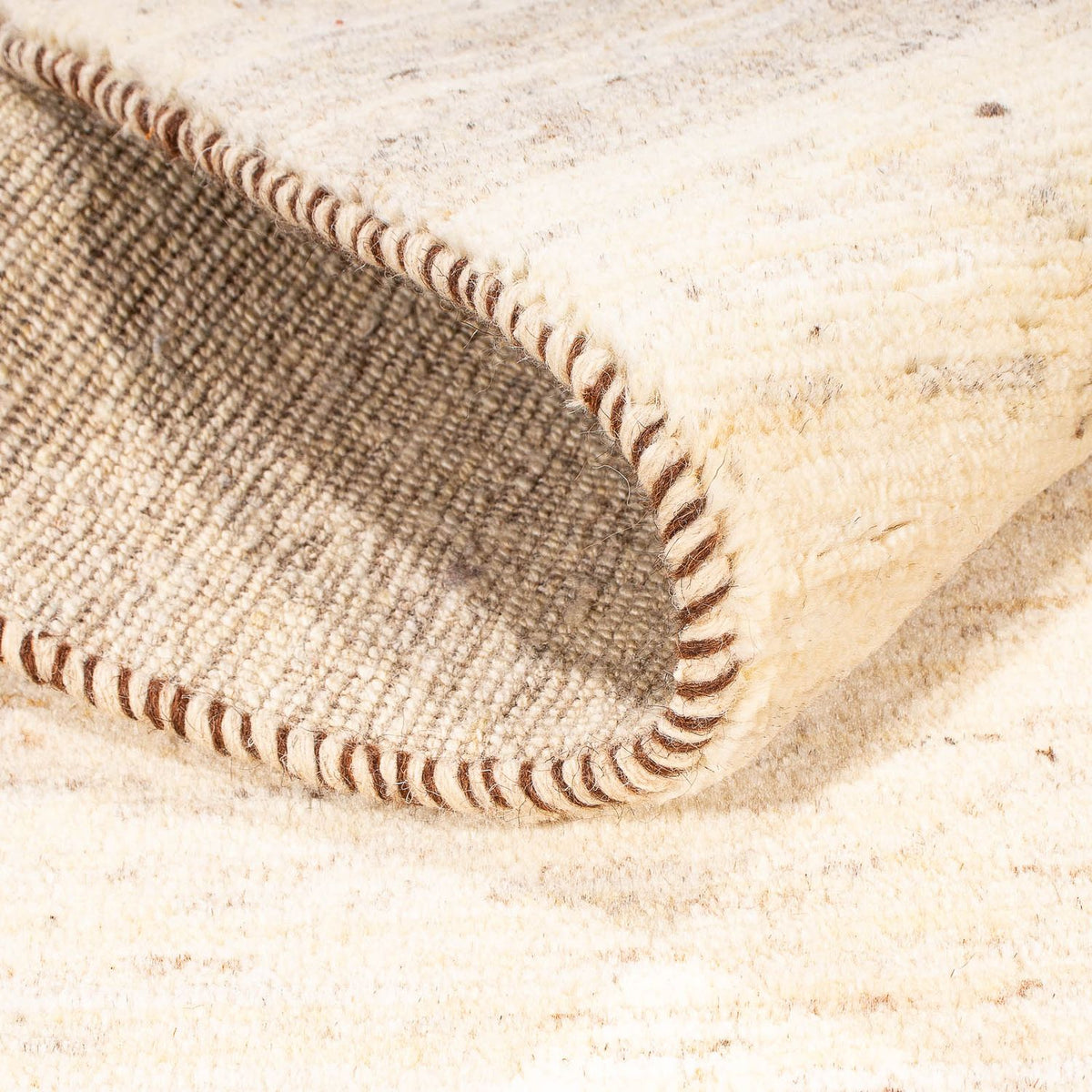 Alfombra Gabbeh - Loribaft Persa - 131 x 72 cm - beige