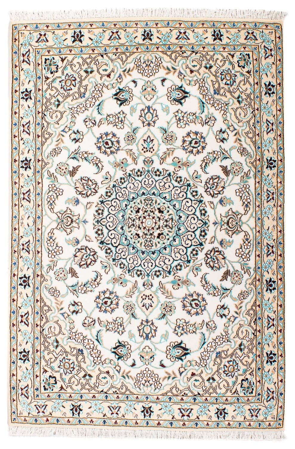 Alfombra Persa - Nain - Real - 147 x 100 cm - beige