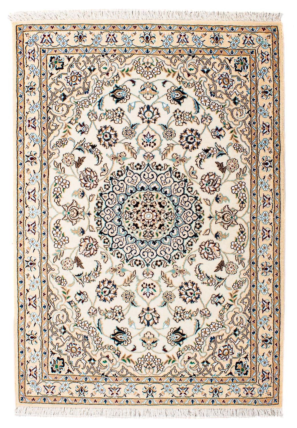 Alfombra Persa - Nain - Real - 150 x 100 cm - beige