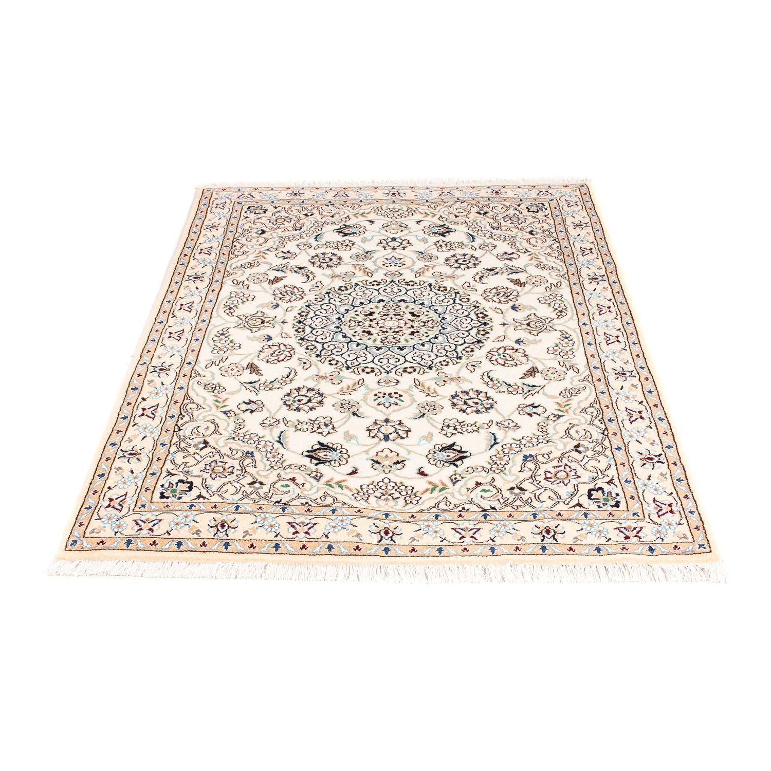 Alfombra Persa - Nain - Real - 150 x 100 cm - beige
