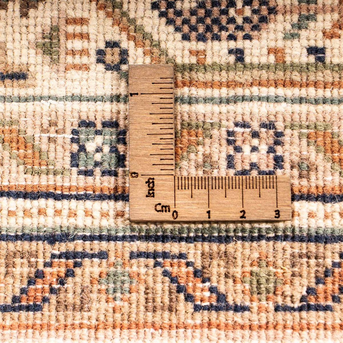 Alfombra oriental - Mir - Indus - 238 x 176 cm - beige claro