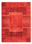 Alfombra Gabbeh - Loribaft Persa - 248 x 180 cm - rojo oscuro