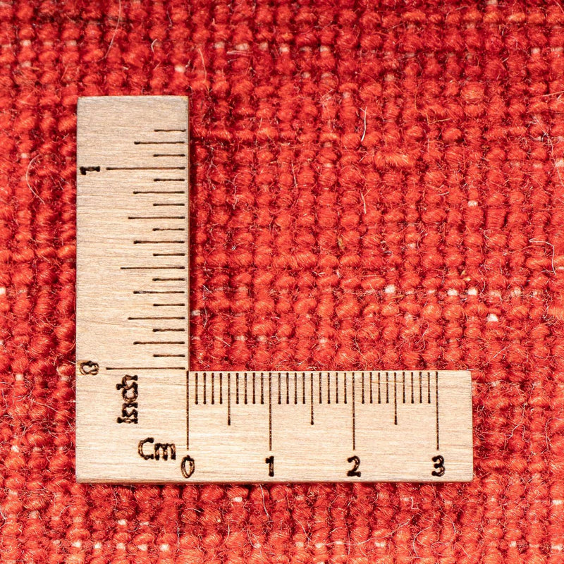 Alfombra Gabbeh - Loribaft Persa - 248 x 180 cm - rojo oscuro