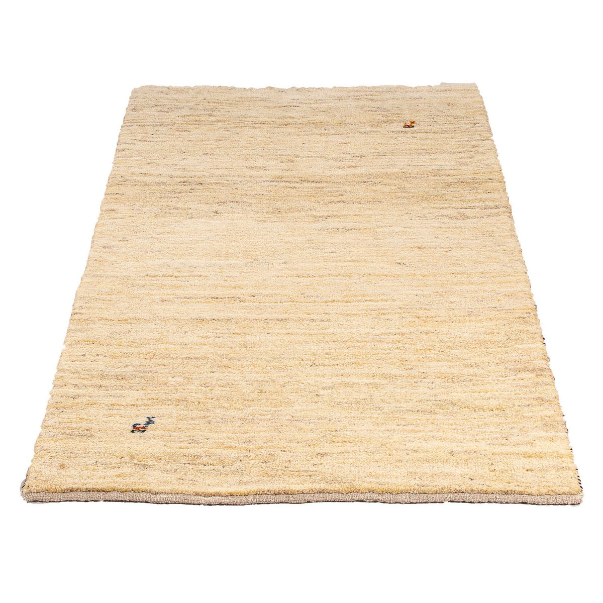 Alfombra Gabbeh - Loribaft Persa - 140 x 75 cm - beige