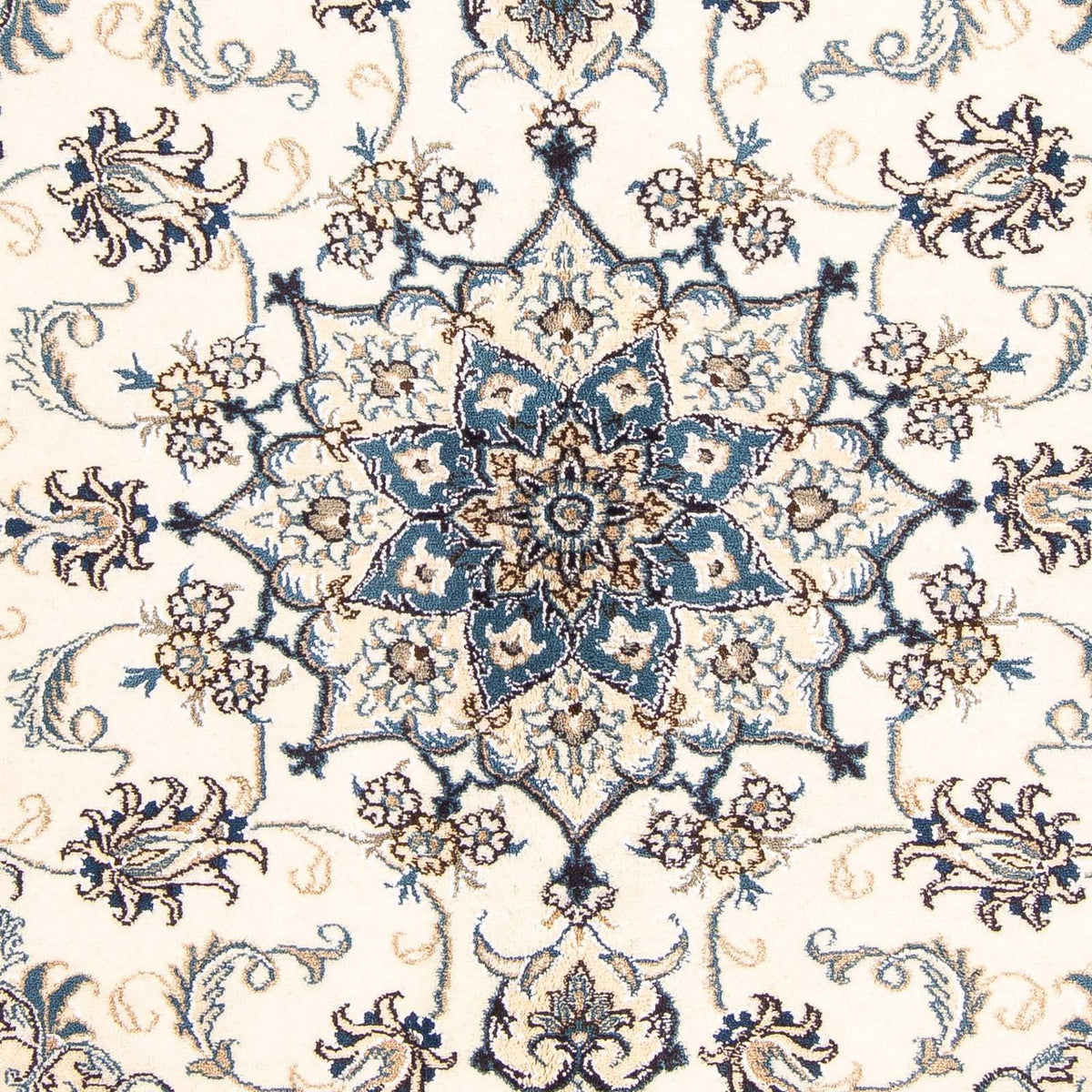 Alfombra persa - Nain - 197 x 148 cm - beige