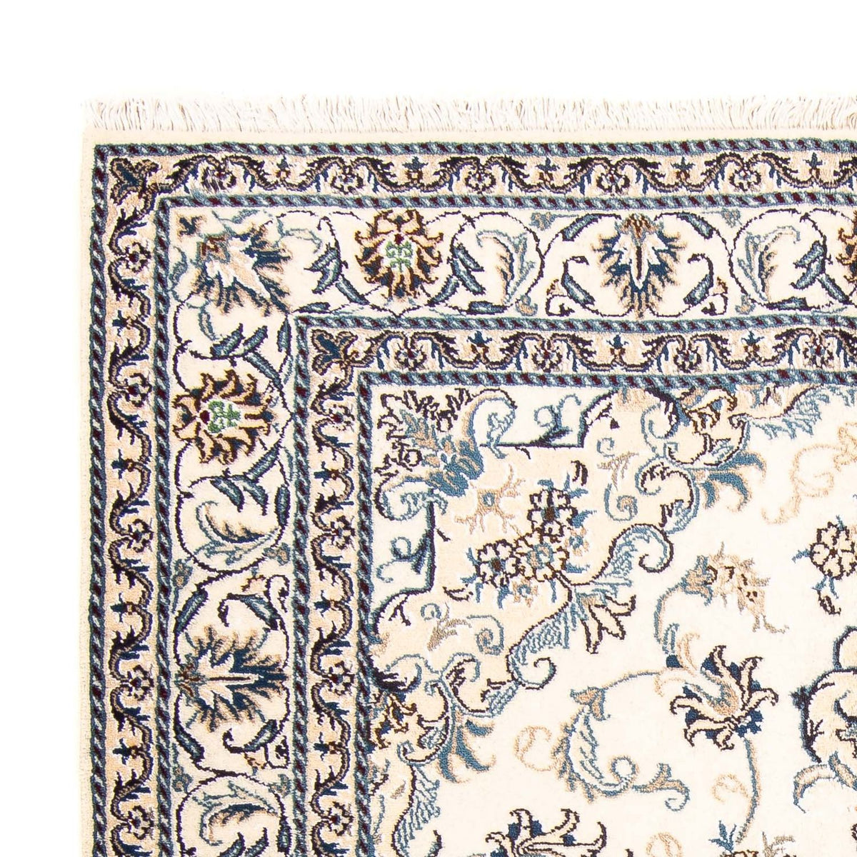 Alfombra persa - Nain - 197 x 148 cm - beige