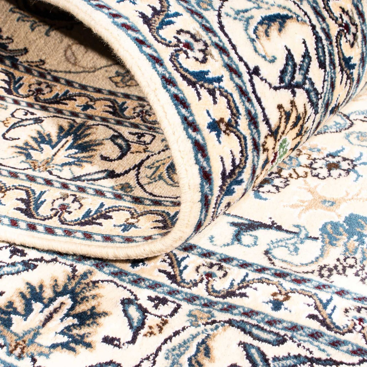 Alfombra persa - Nain - 197 x 148 cm - beige