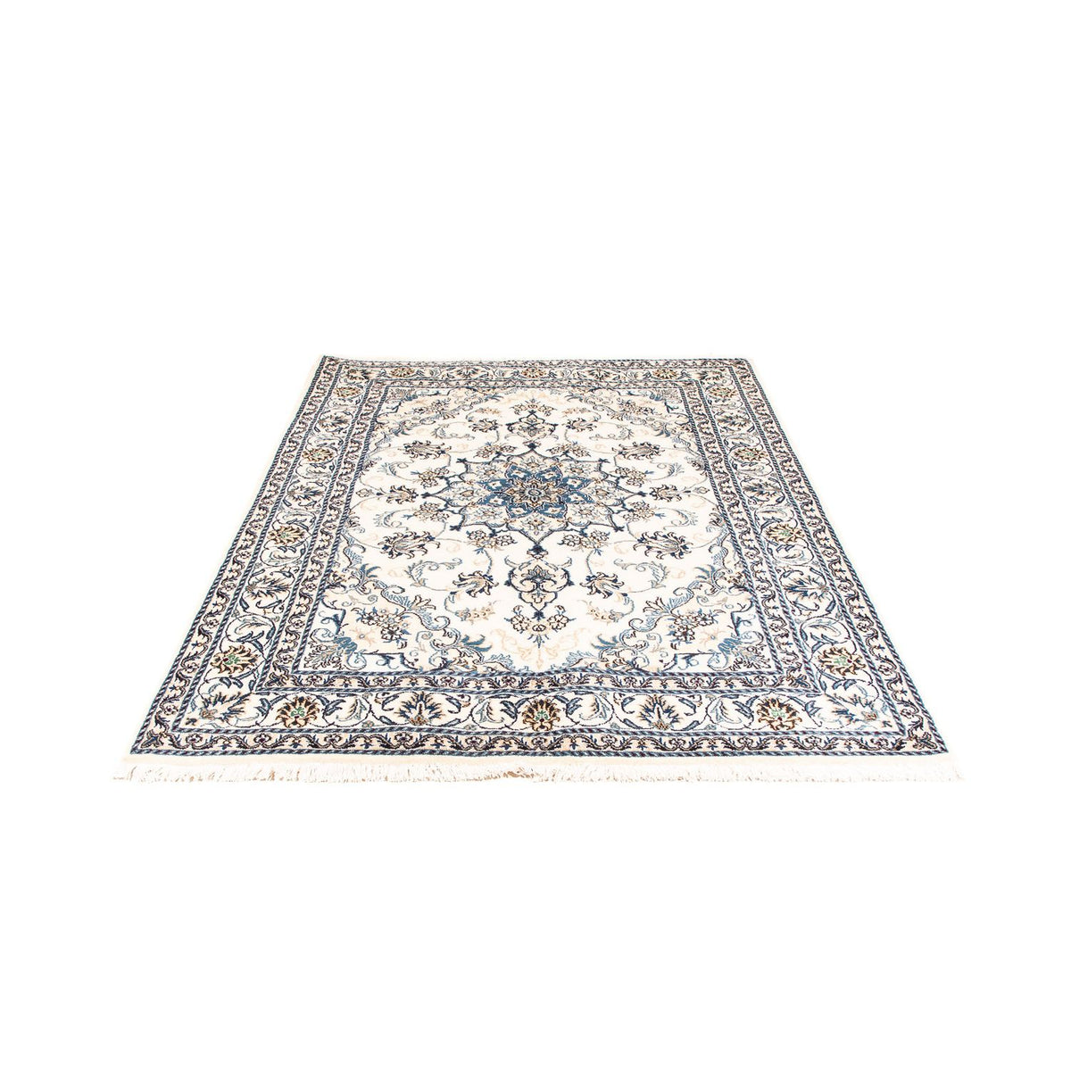 Alfombra persa - Nain - 197 x 148 cm - beige