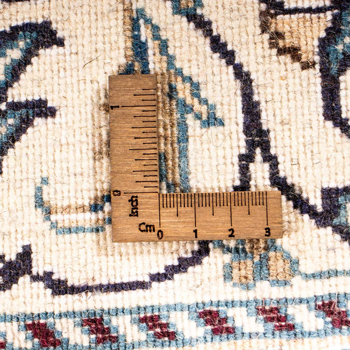 Alfombra persa - Nain - 197 x 148 cm - beige