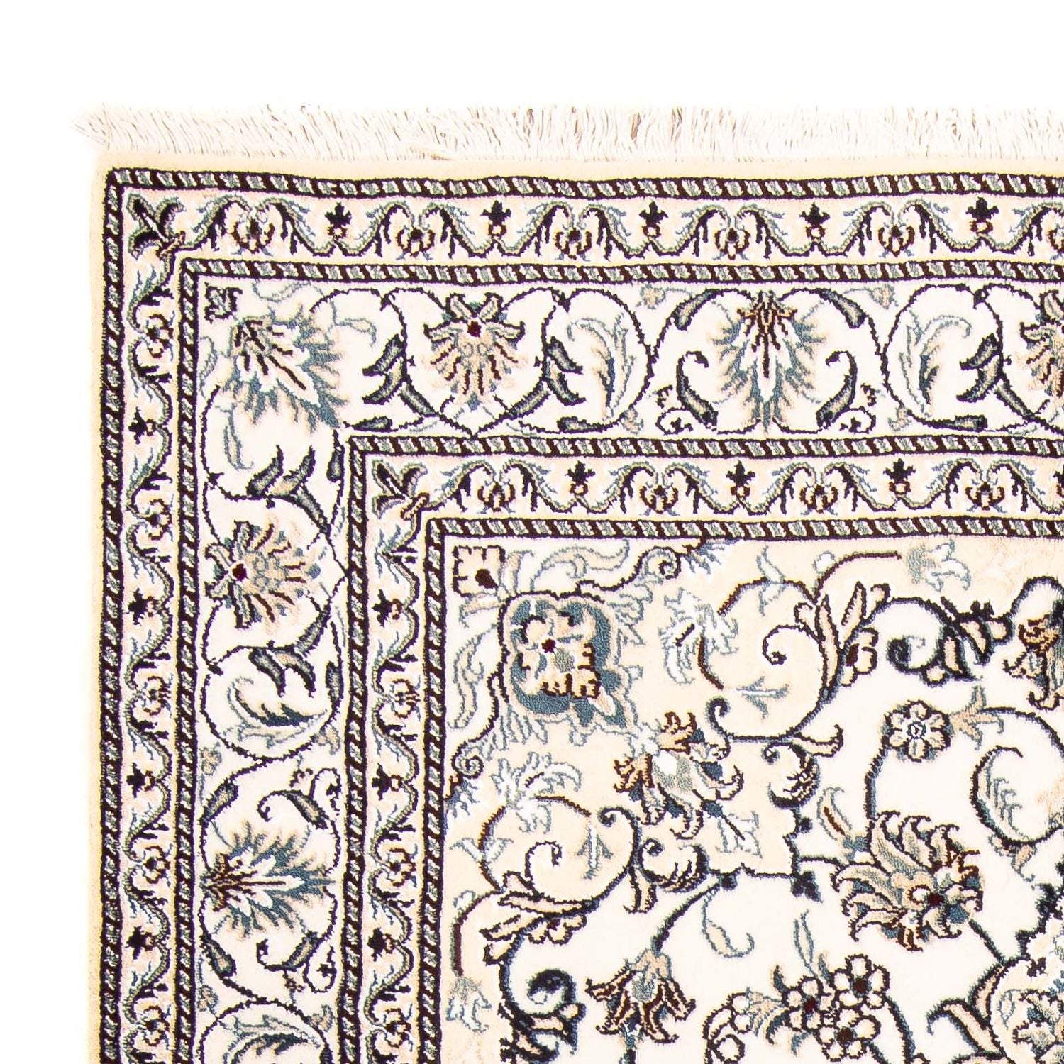 Alfombra persa - Nain - 203 x 147 cm - beige