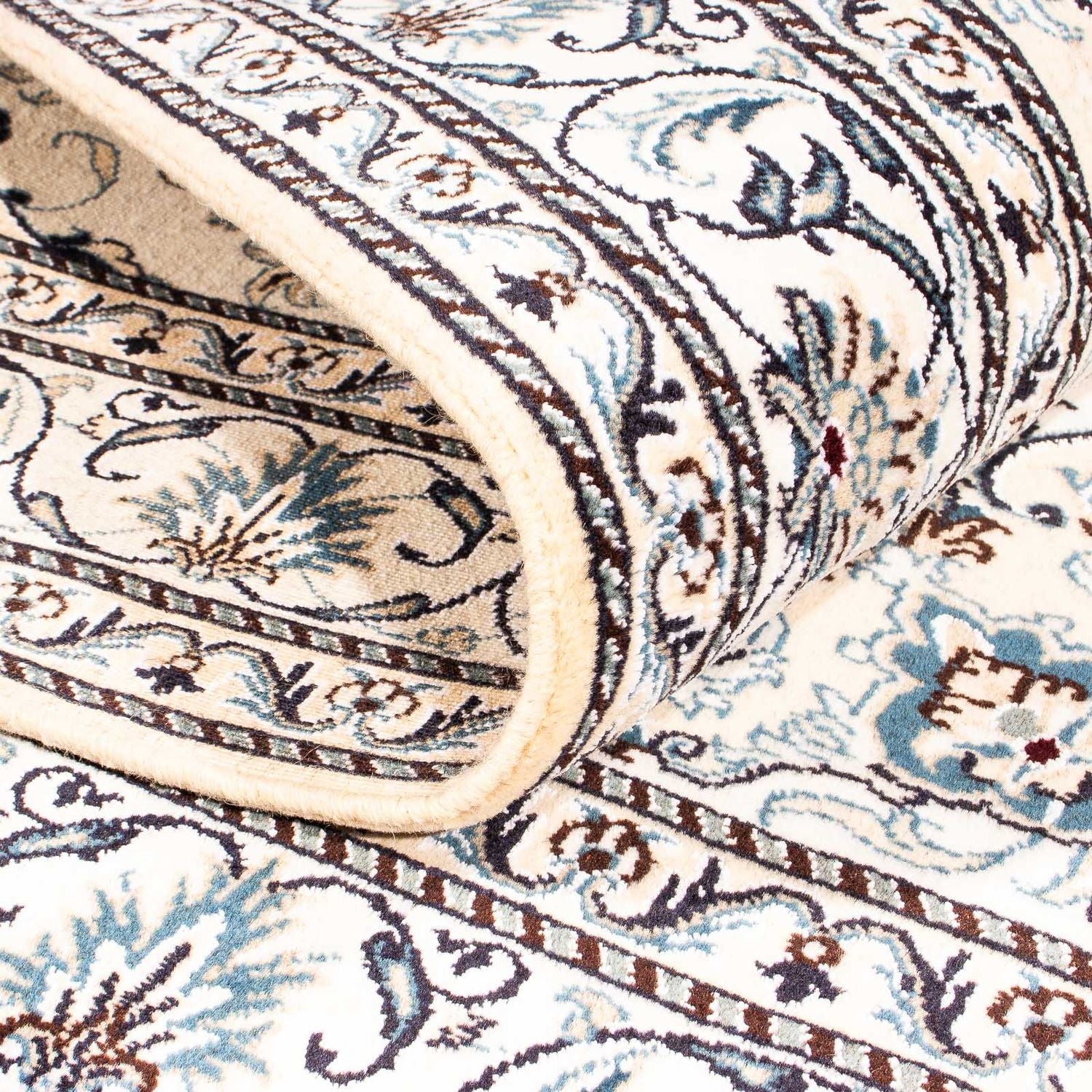Alfombra persa - Nain - 203 x 147 cm - beige