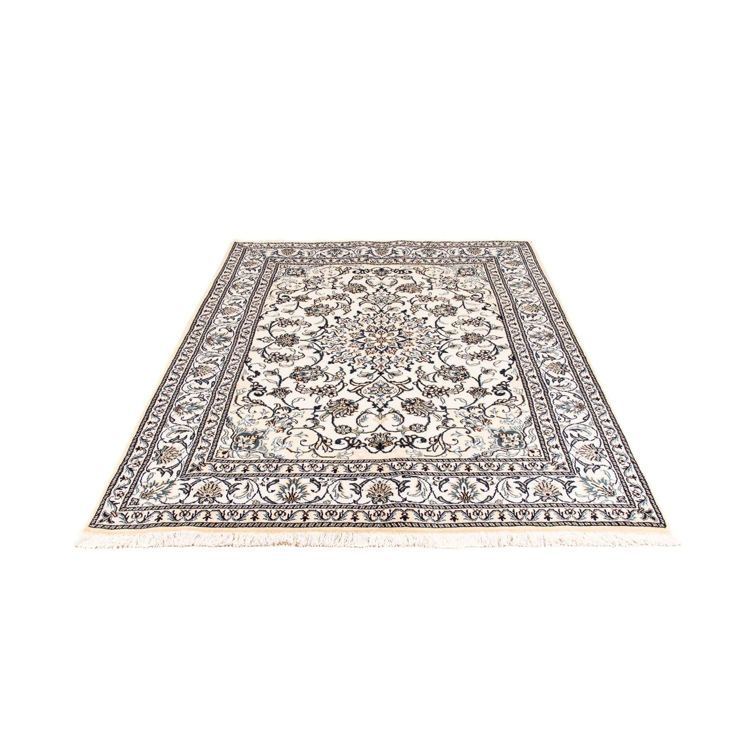 Alfombra persa - Nain - 203 x 147 cm - beige
