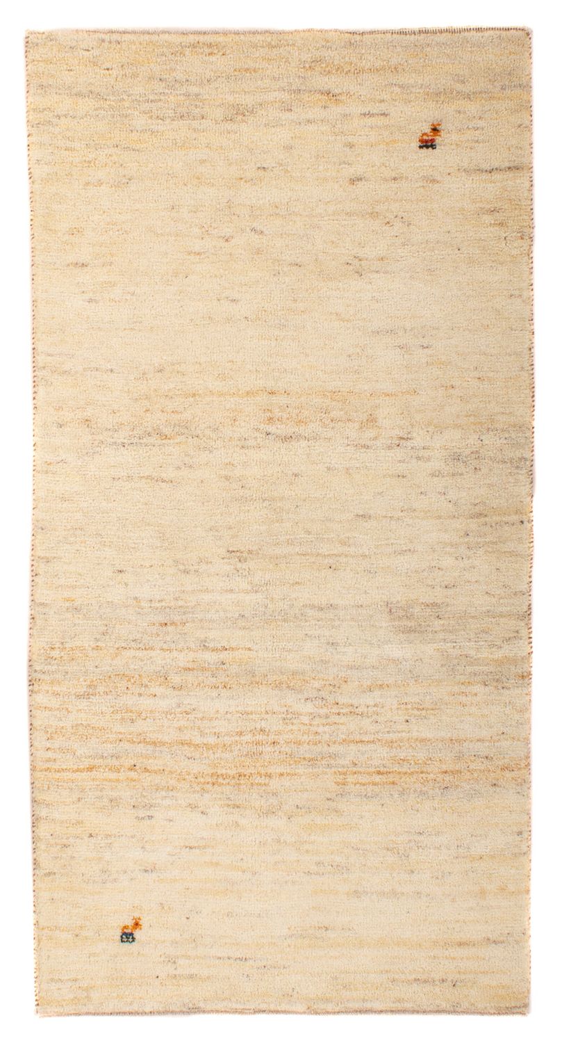 Alfombra Gabbeh - Loribaft Persa - 143 x 73 cm - beige