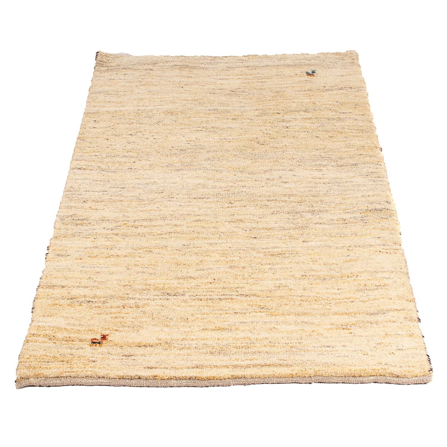 Alfombra Gabbeh - Loribaft Persa - 141 x 73 cm - beige