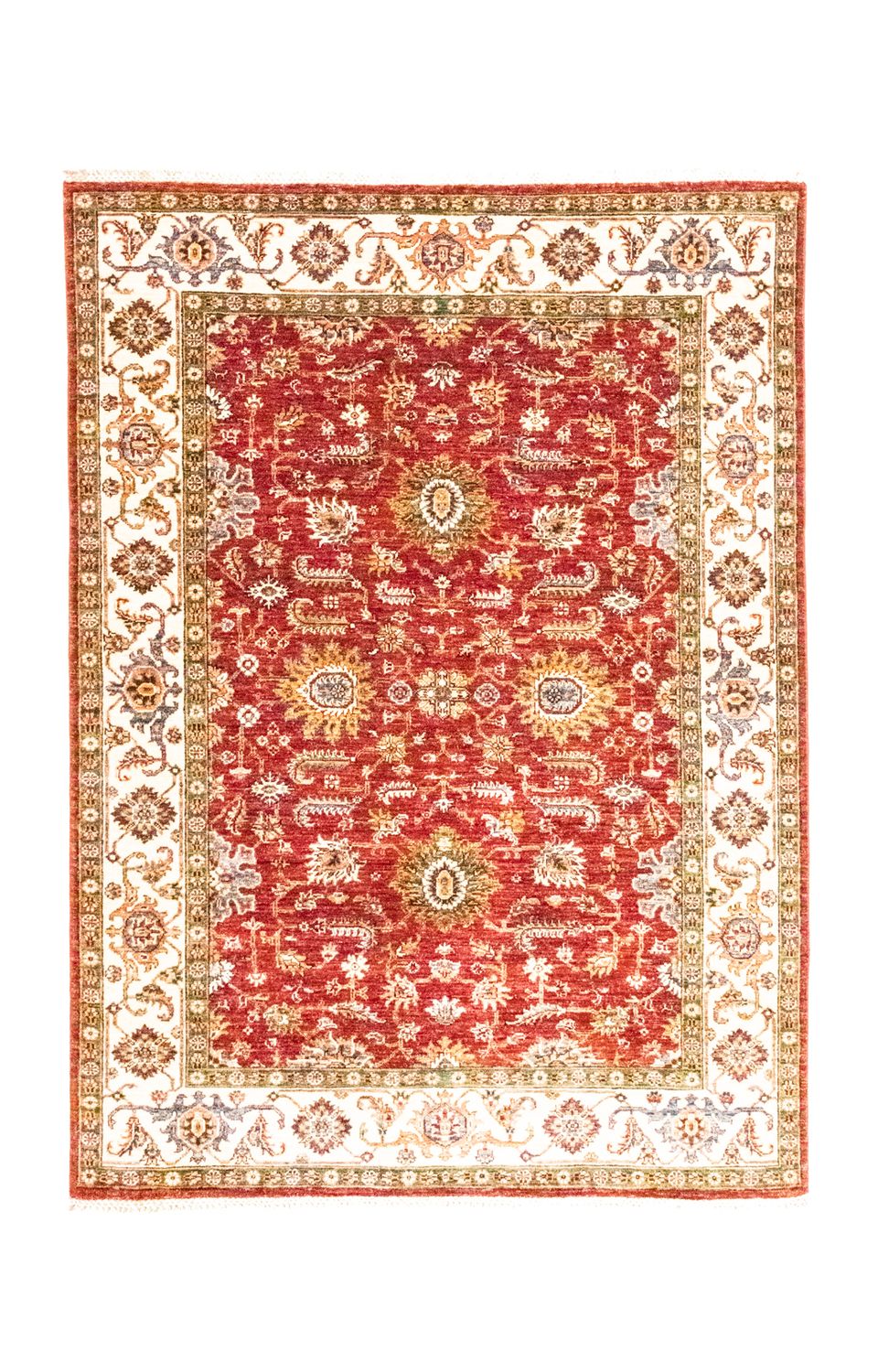 Alfombra Ziegler - 203 x 148 cm - rojo