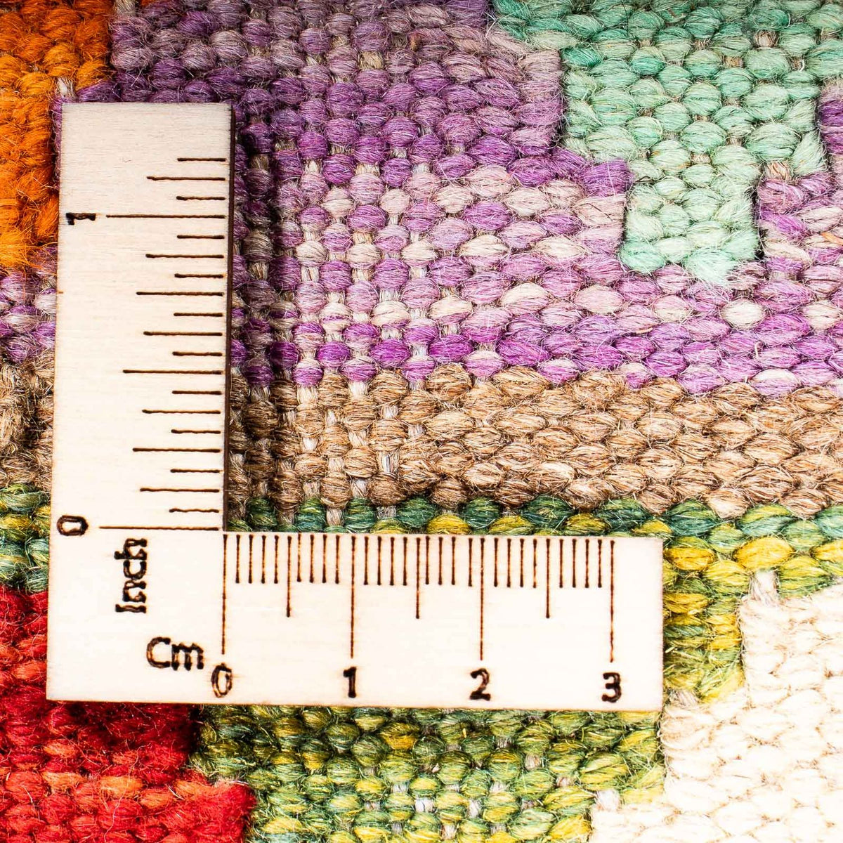 Alfombra de pasillo Alfombra Kelim - Splash - 300 x 82 cm - multicolor