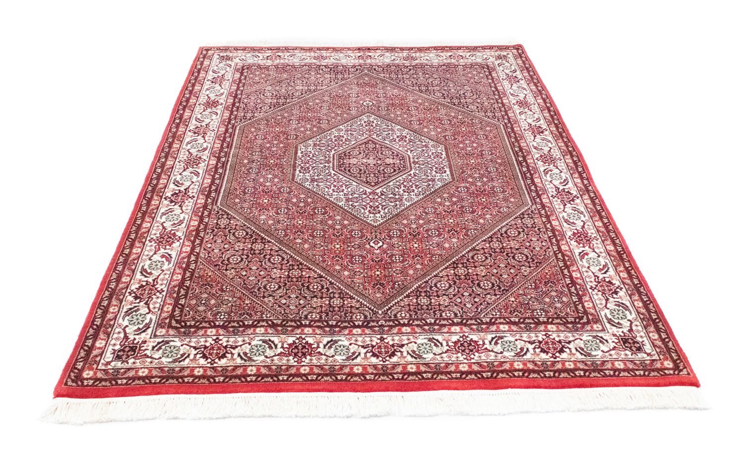 Alfombra persa - Bidjar - 200 x 140 cm - rojo