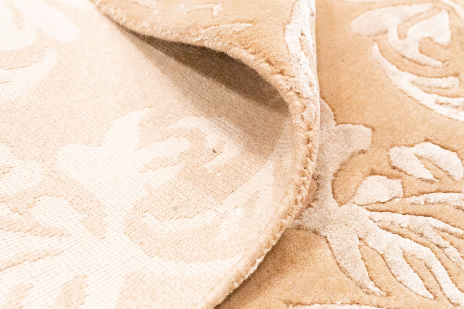 Alfombra de diseño - 200 x 154 cm - beige