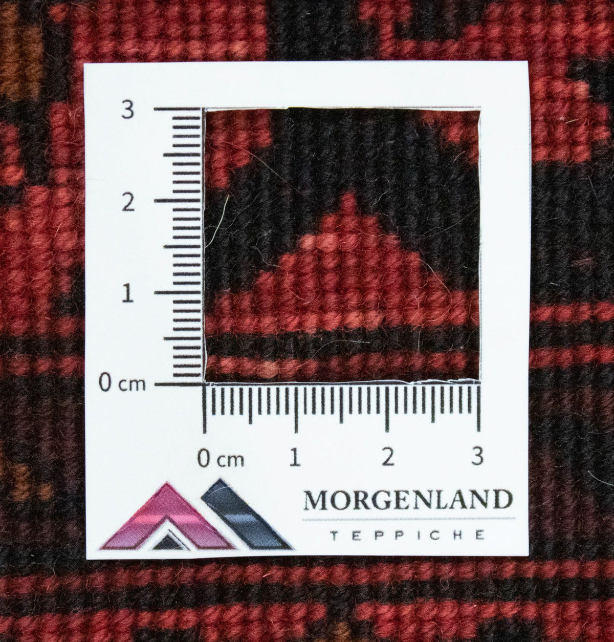 Alfombra de pasillo Alfombra afgana - Kunduz - 213 x 102 cm - rojo