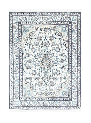 Alfombra persa - Nain - 200 x 144 cm - blanco natural