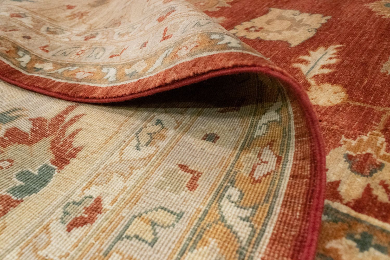 Alfombra Ziegler - 398 x 307 cm - rojo