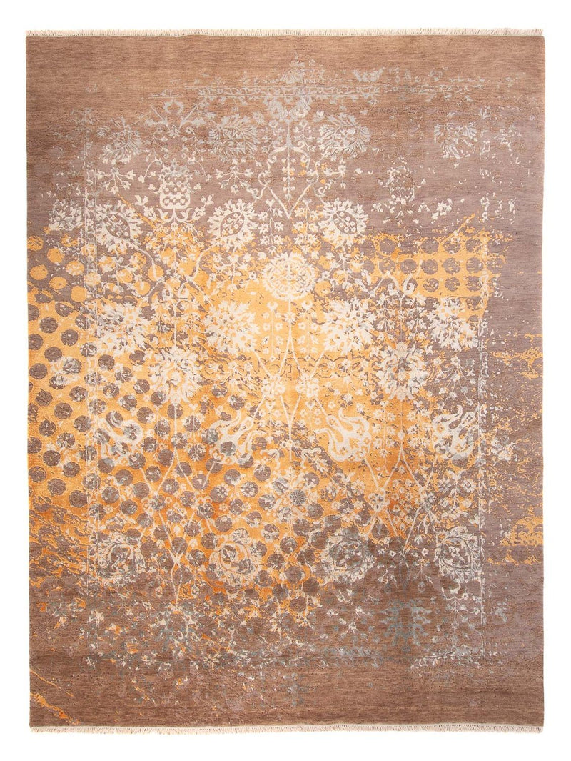 Alfombra de diseño - 301 x 237 cm - marrón