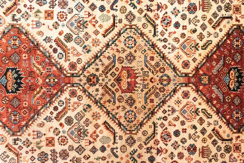 Alfombra persa - Nómada - 203 x 145 cm - beige