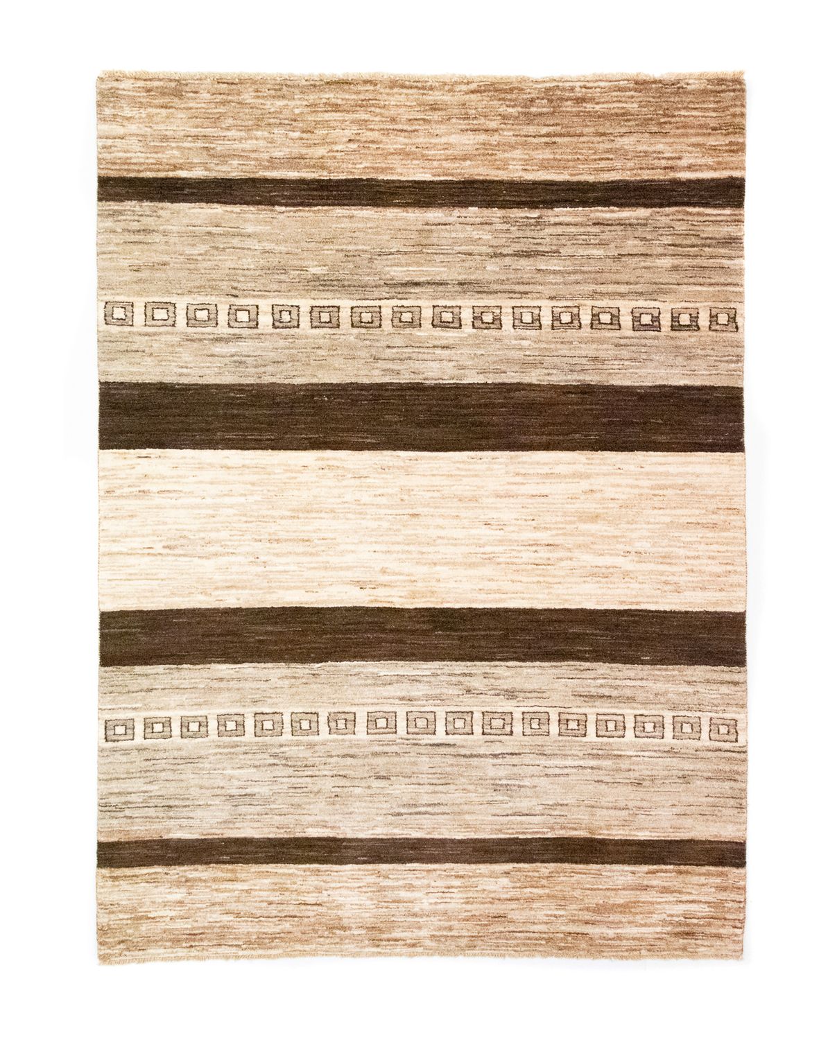 Alfombra Gabbeh - Indus - 196 x 142 cm - multicolor
