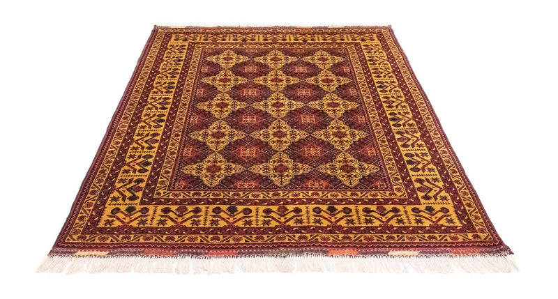 Alfombra afgana - 190 x 152 cm - rojo