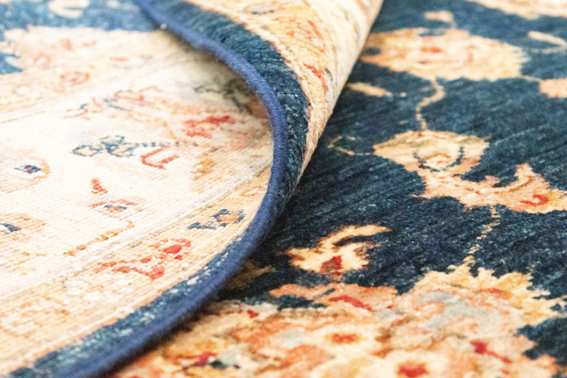 Alfombra Ziegler - 198 x 150 cm - azul