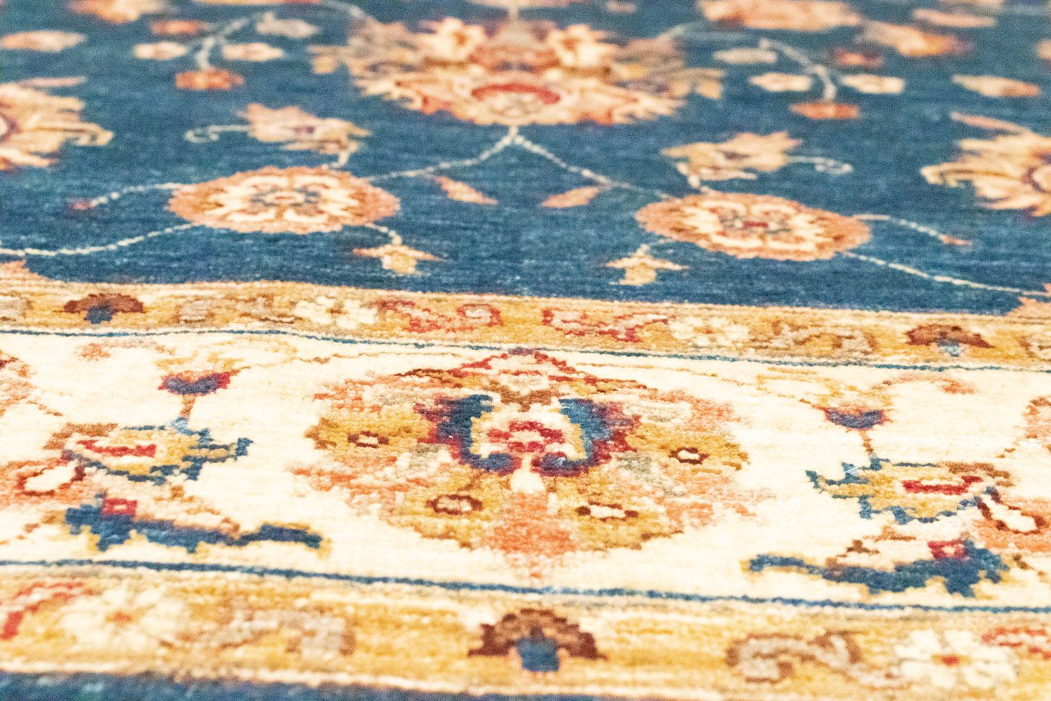 Alfombra Ziegler - 209 x 152 cm - azul