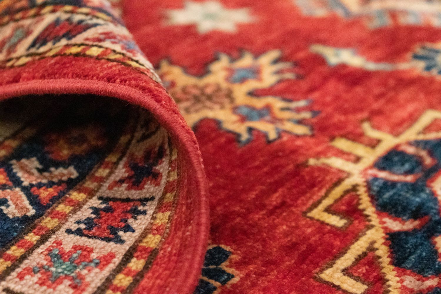 Alfombra Ziegler - Kazak - 207 x 148 cm - naranja