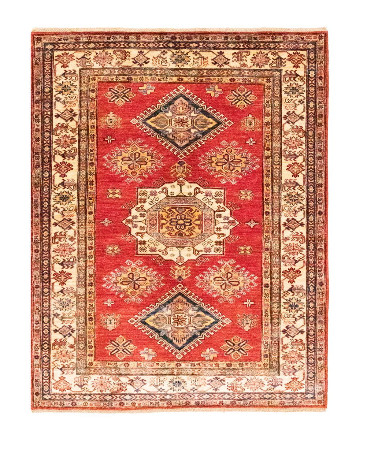 Alfombra Ziegler - Kazak - 200 x 152 cm - naranja