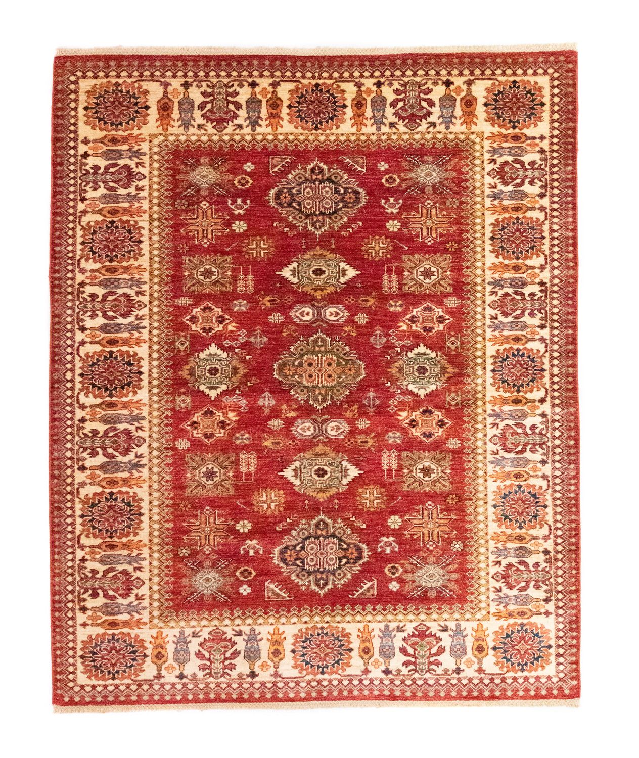 Alfombra Ziegler - Kazak - 199 x 158 cm - óxido